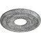 Ekena Millwork Lauren Medallion (Canopies up to 6 1/4"), 20 5/8"OD x 6 1/4"ID x 1 3/8"P, Ultra Pure White Crackle CM20LNUWC - alternate 3